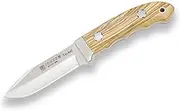 Mountain Knife Joker Teckel CO84, Full Tang, with Sheath, Stainless Steel Ferrule, Olive Wood Handle and Blade 9.5 cm, Total 20.5 cm, Fishing Tool, Hiking, Camping and Hiking.