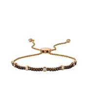 Le Vian Chocolate Diamonds 14K Rose Gold 0.72 ct. tw. Diamond Bolo Bracelet