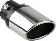 Muffler tip, Auto General Stainless Steel Exhaust TIP Trim Tailthroat Personality Modified Grill Blue Shark With Mesh Exhaust Hood Muffler(G3)