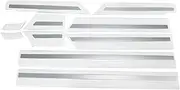 10pcs ABS Chrome Compatible for Toyota Land Cruiser LC100 1998-2007 Car Side Door Body Molding Covers Side Door Body Strip Protector(10pcs B)