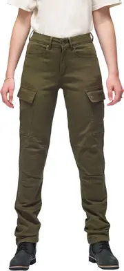 Modeka Brandon Cargo, textile pants women , color: Dark Green , size: 18
