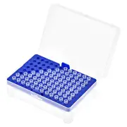 1 Pcs Pipette Tips Box,Great for Lab (White, Clear, Blue, 0.18-Inch Hole Dia)