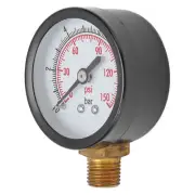 Pressure Gauge Vertical Pressure Meter Liquid Monitoring 0-10Bar 0-150Psi New