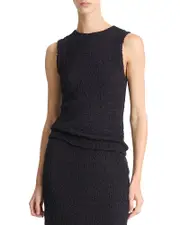 Vince Smocked Shell Top