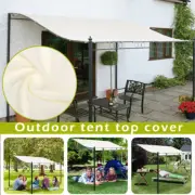Heavy Duty Canvas Waterproof Tent Canopy Top Roof Sun Shelter Cover Garden 300D