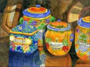 Biscotti Tile Backsplash Robin Wethe Altman Kitchen Art Ceramic Mural RWA026