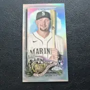 2022 Topps Allen Ginter Chrome Cal Raleigh Rookie RC Mini Refractor Parallel SP