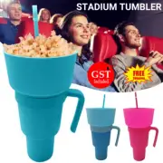 Stadium Tumbler 2-In-1 Popcorn Cup Snack Cup Multifunctional Cup Go Cup 1000m LR