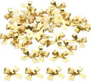 PATIKIL 30pcs Bow Charm, Pendants Bulk Mini Bowknot Charm Gold Tone