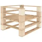 Wooden Pallet Armchair Rustic Style Indoor Outdoor Furniture Lounge Sofa Seat