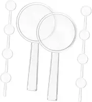 ADOCARN 10pcs Explore Magnifier Lightweight Handheld Magnifying Lens for Elderly Reading for Outdoor Activities and Learning
