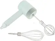 Luxshiny 1Set Cordless Electric Egg Mixer Rechargeable Green Whisk Tool for Kitchen Detachable Attachments for Easy Cleaning for Whisking Baking Desserts