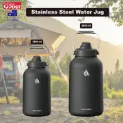 Large Stainless Steel Water Bottle Insulated with Wide Mouth and BPA-Free Lid