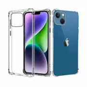 For Apple iPhone 14 Plus Crystal Clear Case Shockproof Tough Air Cushion Gel Clear Transparent Heavy Duty Case Cover