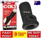 Colt Slammer Black Penis Sleeve Extender Mens Delay Extension Premature Sex Toy