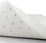 STARRY EUCALYPT King Size Memory Foam Mattress Topper, 60D Foam 8cm Thick Bed Topper with Removable Cover Beddings, Highly Breathable Bedding Floor Mat Pad, White Color
