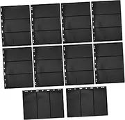 GETAJGHSD 10 Pcs Album Stamp Albums Coins Collection Pages Stamp Collecting Loose-Leaf Stamp Storage Pages Card Loose-Leafs for Collectors Stamp Loose-Leaf Stamp Protector