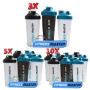 Multi 700ml GYM Protein Supplement Drink Blender Mixer Shaker Shake Ball Bottle
