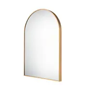 Furb Arch Wall Mirror Gold Vanity Mirror Metal Frame
