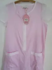 Womens PETER ALEXANDER Pink One Piece Jumpsuit PJ’s Pyjamas Size S