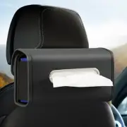 Car Tissue Holder Tissue Box Cover Keep Car Tidy Premium PU Leather Backseat ...