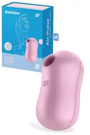 Satisfyer Cotton Candy 3.3" Vibrating Air Pulse Clitoral Stimulator