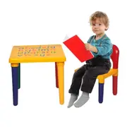 Children Letter Table Chair Set