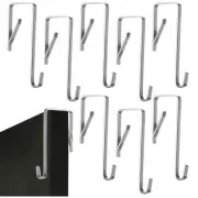12 Pack Heavy Duty Stainless Steel Door Hanger Door Hooks Adjustable Over The...