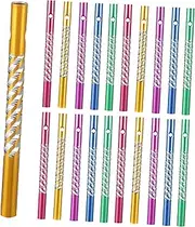 INOOMP 50pcs DIY Wind Chime Making Tubes Aluminum Wind Chime Replacement for DIY Projects