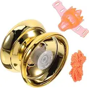 ibasenice 1 Set Fidget Fidget Outdoor Ball Professional Unresponsive Ball Unresponsive Professional Aluminum Alloy Golden