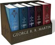 George R. R. Martin's A Game of Thrones Leather-Cloth Boxed Set (Song of Ice and Fire Series): A Game of Thrones, a Clash of Kings, a Storm of Swords, a Feast for Crows, and Adance with Dragons