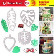 Palm Tree Turtle Leaf Cookies Biscuit Cutter Fondant Cake Mould Sugarcraft Mold