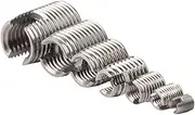 50PCS Threaded Inserts,Self-Tapping Thread Insert,M3-M12 Thread Reinforce Repair Tool Self Tapping Thread Inserts Set for Plastic Copper