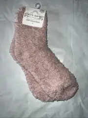 Worlds Softest Socks Cozy Collection Pink Adobe Rose New Nwt
