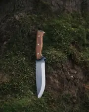 Fixed blade Russian knife, personalized knife, camping knife, hand forged knife.