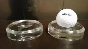 12 XLarge 3" Round Dimple Display Stands Golf Ball Golfballs Racket Hand Ball