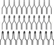 30pcs Wood Burning Kit,Wood Burning Tool,Burning Tool Wood Burning High impedance Nickel-Chromium Wire Pen tip Wood Burning Tool Pen tip can Replace Accessories (Pen tips-1-30 p)