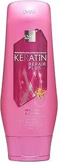 L'mar Keratin Repair Plus Leave In UV Filter Restructuring Hair Treatment +Nutrition Lmar Tratamiento Capilar Reestructurante Queratina y Arginia +Nutricion +Reparacion +Fortaleza 290ml-280gr