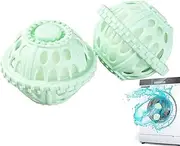 Washing Machine Laundry Balls - Non Detergent Lint Remover Laundry Balls,Anti-Knot Home Cleaning Supplies For Families, College Students, Vacation, Traveling RV