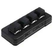 MK424Pro 4-Key Customized Keyboard+Mechanical Switch USB+BT+2.4G1421