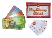 Kids Activity Realistic Australian Play Money 5 Credit Cards Learning Can Be Fun