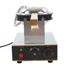 H Egg Cake Machine 1400W Stainless Steel Bubble Waffle Maker Non Stick Coating
