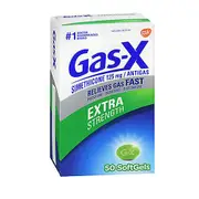 Gas-X Softgels Extra Strength, 50 Caps (Pack of 4)