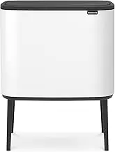 Brabantia BO Touch Bin, 11/23 Litre, White