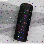 Laser Glitter Tulle Rolls 6 Inch X 10 Yards (30 Feet) Shimmer Color for Table Ru