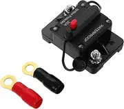SEWOART Solar Panel Dc Disconnect Switch 30a 12v-48v Marine Boat Automotive Car Rv Circuit Breaker Fuse Holder