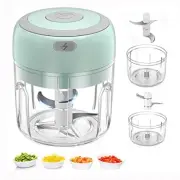 Mini Electric Garlic Chopper Food Processor for Fruits Vegetables Onion Carrots