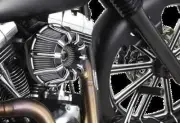 AN Inverted Air Cleaner Kit 10 Gauge Machined Harley Breakout 114 18-20