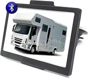 GPS Car Navigator, Portable Car GPS Navigation Bluetooth 7 Inch Capacitive Screen 8GB 256M Truck Vehicle GPS Navigator Europe Maps for Car Truck RV(Without Bluetooth)