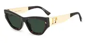 Dsquared2 D2 0033/S 086/QT Men's Sunglasses Tortoiseshell Size 53